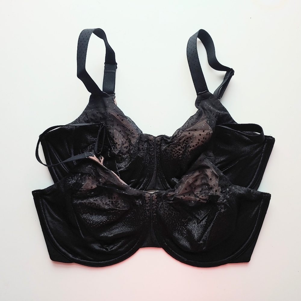 Wacoal Back Appeal® Smoothing Unlined Underwire Bras in Black, 36DD